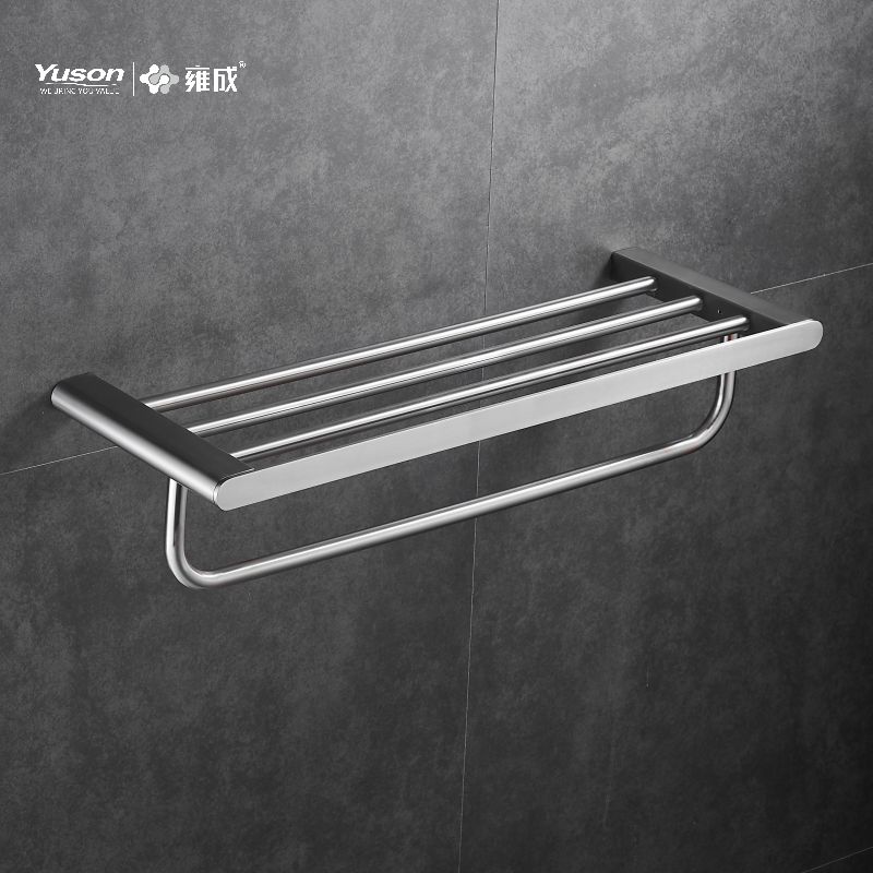 12662 Sleek Bathroom accessories, Towel shelves, Towel rack, Zinc/Brass/SUS Towel holder, wall- mounted(Series 12600)