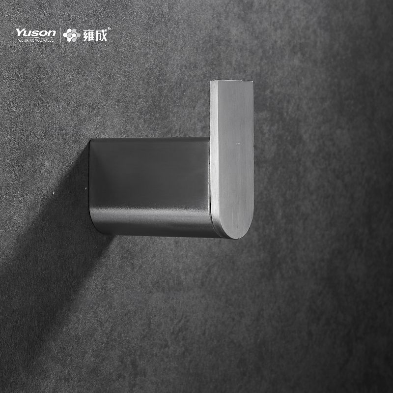 12688 Sleek Bathroom accessories, Robe hook, Zinc/Brass/SUS robe hook, wall- mounted(Series 12600)