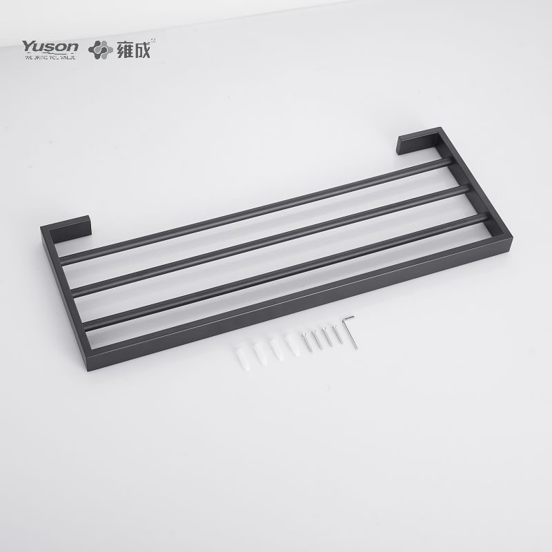 12762 Sleek Bathroom accessories, Towel shelves, Towel rack, Zinc/Brass/SUS Towel holder, wall- mounted(Series 12700)