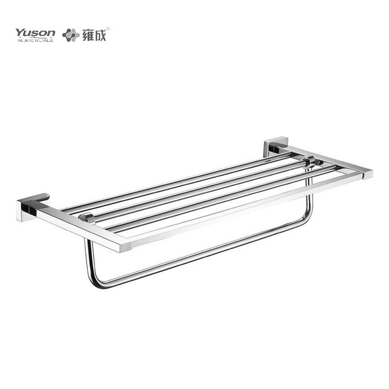 13462 Sleek Bathroom accessories, Towel shelves, Towel rack, Zinc/Brass/SUS Towel holder, wall- mounted(Series 13400)