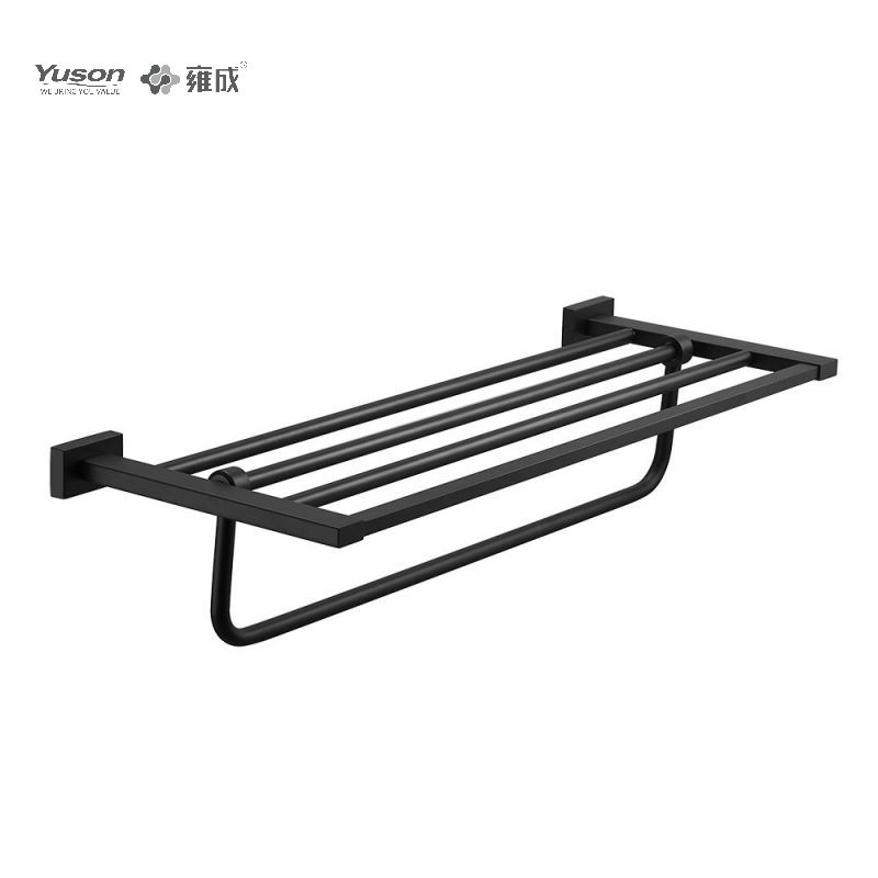 13462 Sleek Bathroom accessories, Towel shelves, Towel rack, Zinc/Brass/SUS Towel holder, wall- mounted(Series 13400)