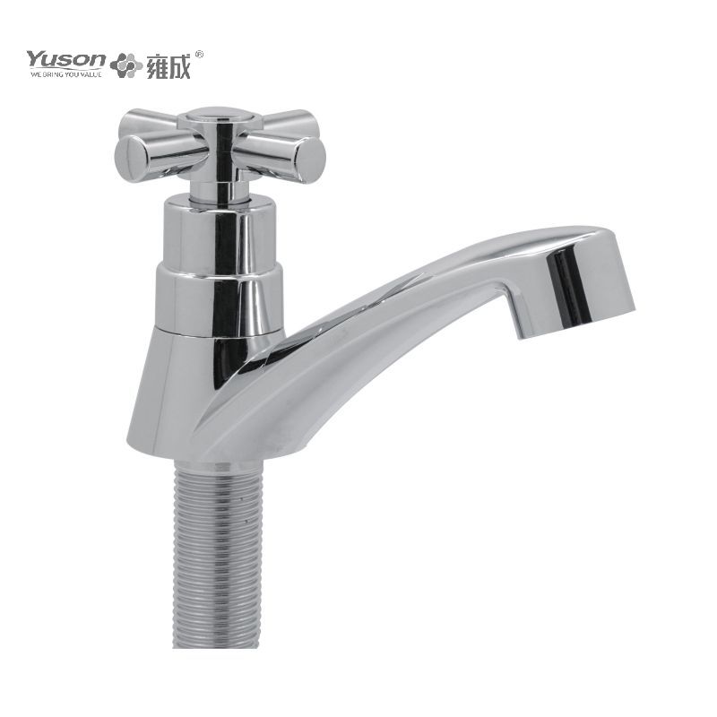 91001-1 ABS plastic deck-mounted single lever pillar cold water basin tap/faucet 1/2