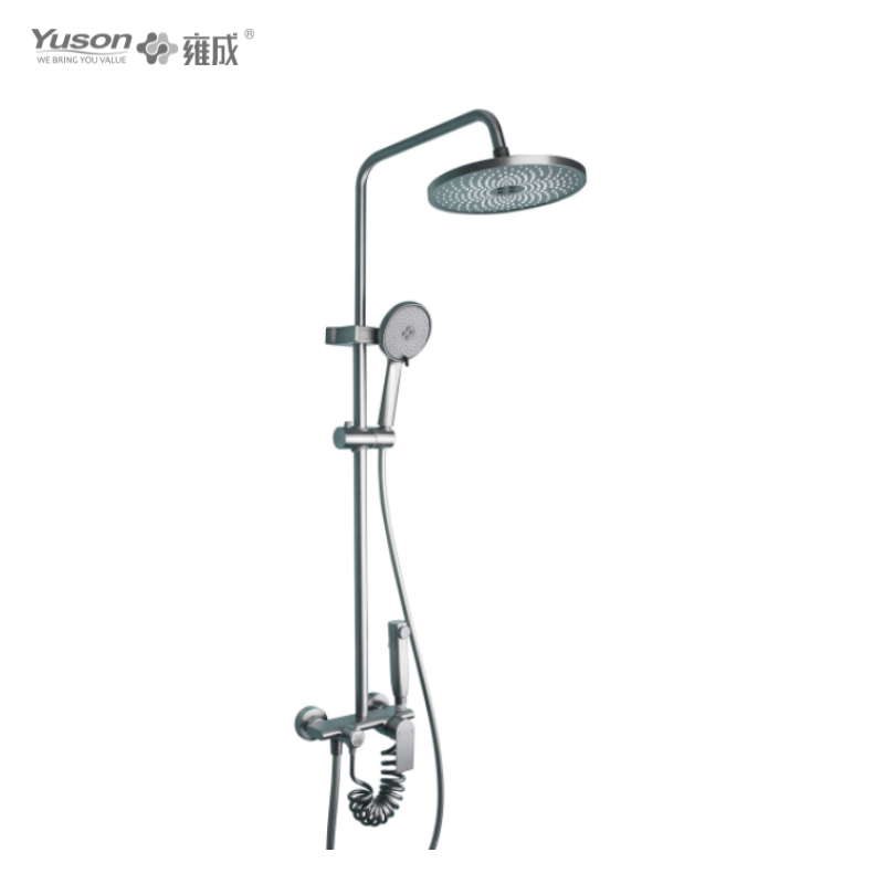 YS34354 Single lever wall-mounted shower mixer with sliding shower kit