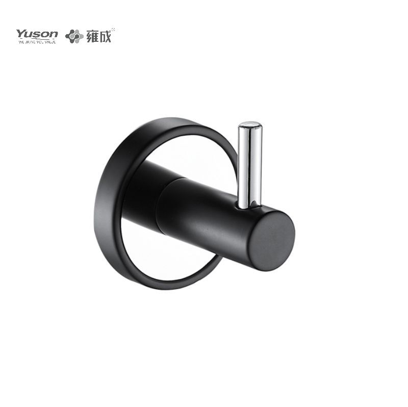 13588 Sleek Bathroom accessories, Robe hook, Zinc/Brass/SUS robe hook, wall- mounted(Series 13500)