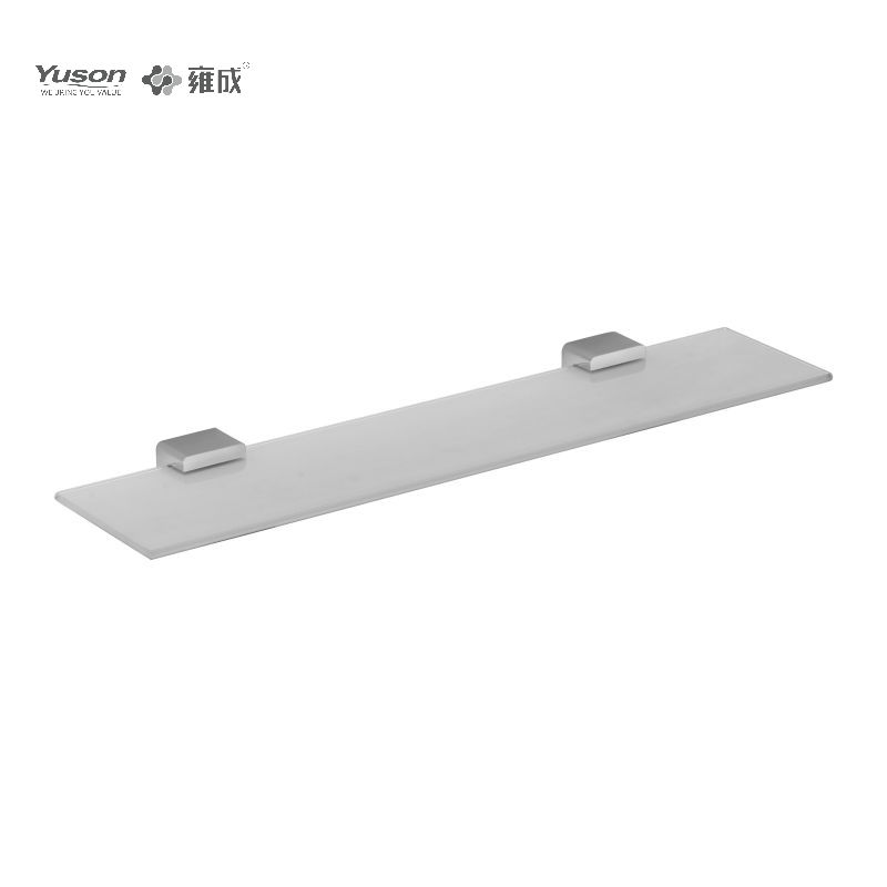 14887 Sleek Bathroom accessories, Towel shelves, Storage shelf, Glass shelf, Tempered Glass, wall- mounted(Series 14800)