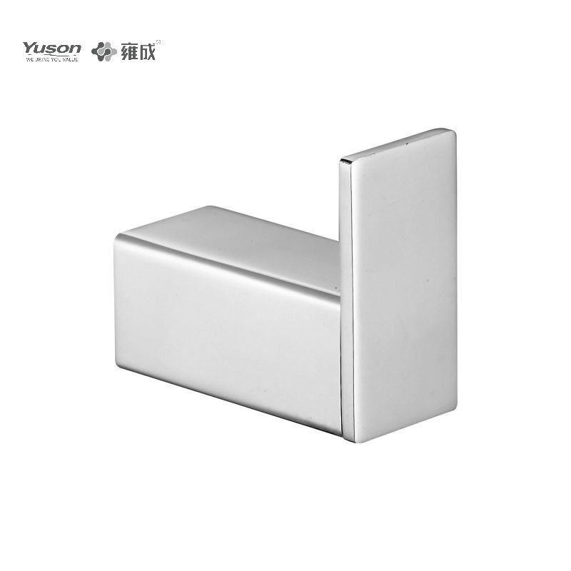 14888 Sleek Bathroom accessories, Robe hook, Zinc/Brass/SUS robe hook, wall- mounted(Series 14800)