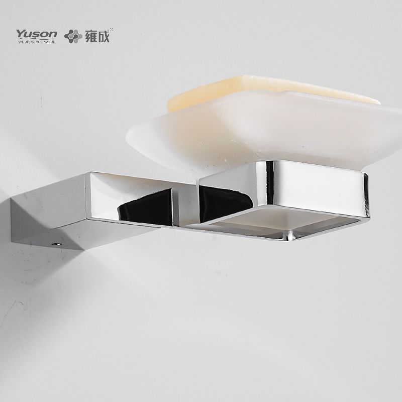 15085 Sleek Bathroom accessories, Soap dishes, with Glass dish,Zinc/Brass/SUS Soap holder, wall- mounted(Series 15000)