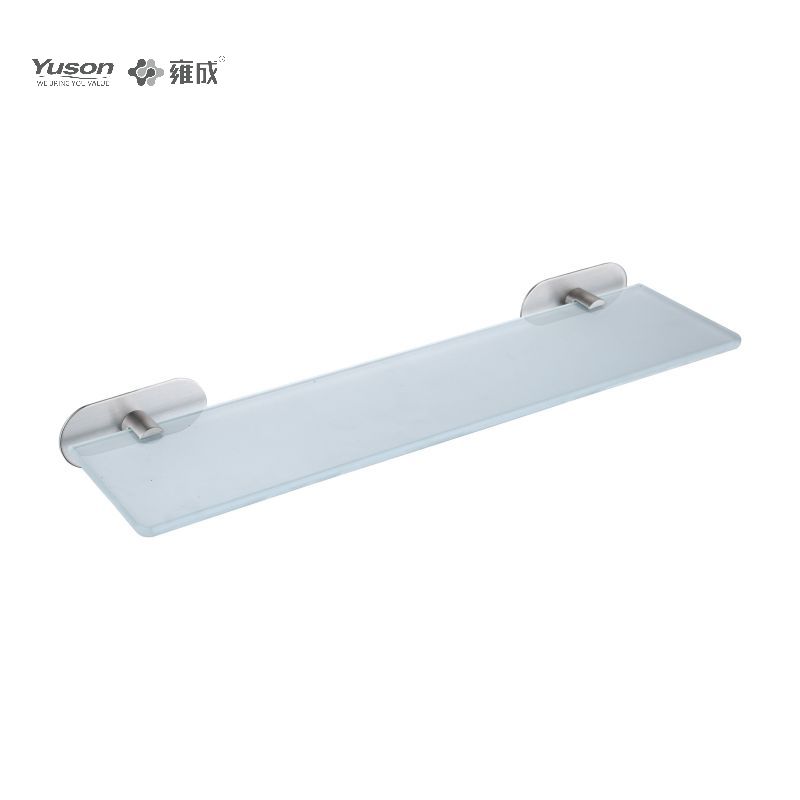 15287 Sleek Bathroom accessories, Towel shelves, Storage shelf, Glass shelf, Tempered Glass, wall- mounted(Series 15200)