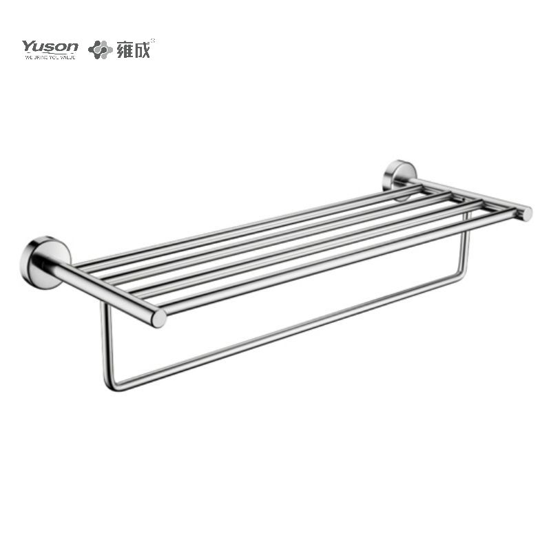 15562C Sleek Bathroom accessories, Towel shelves, Towel rack, Zinc/Brass/SUS Towel holder, wall- mounted(Series 15500)