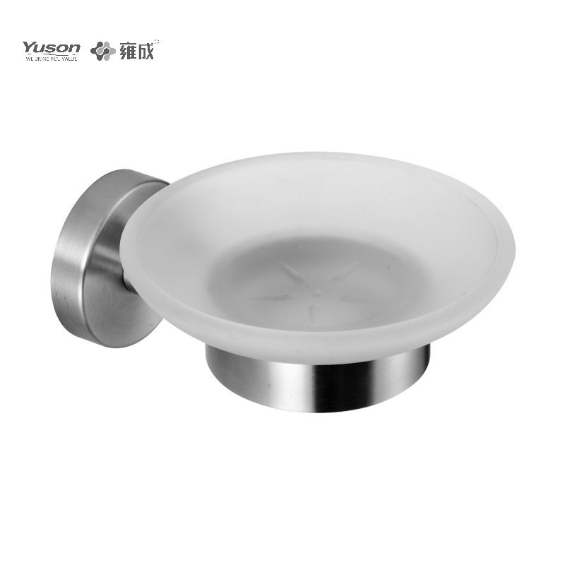 15585 Sleek Bathroom accessories, Soap dishes, with Glass dish,Zinc/Brass/SUS Soap holder, wall- mounted(Series 15500)