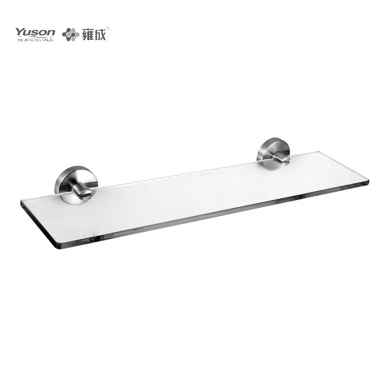 15587 Sleek Bathroom accessories, Towel shelves, Storage shelf, Glass shelf, Tempered Glass, wall- mounted(Series 15500)