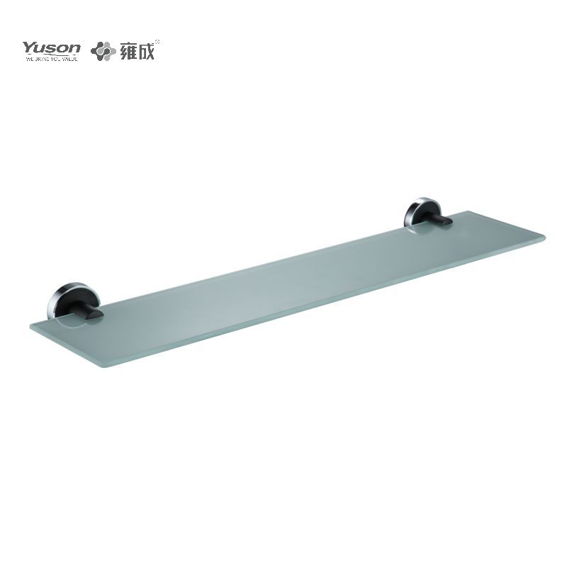 16787 Sleek Bathroom accessories, Towel shelves, Storage shelf, Glass shelf, Tempered Glass, wall- mounted(Series 16700)