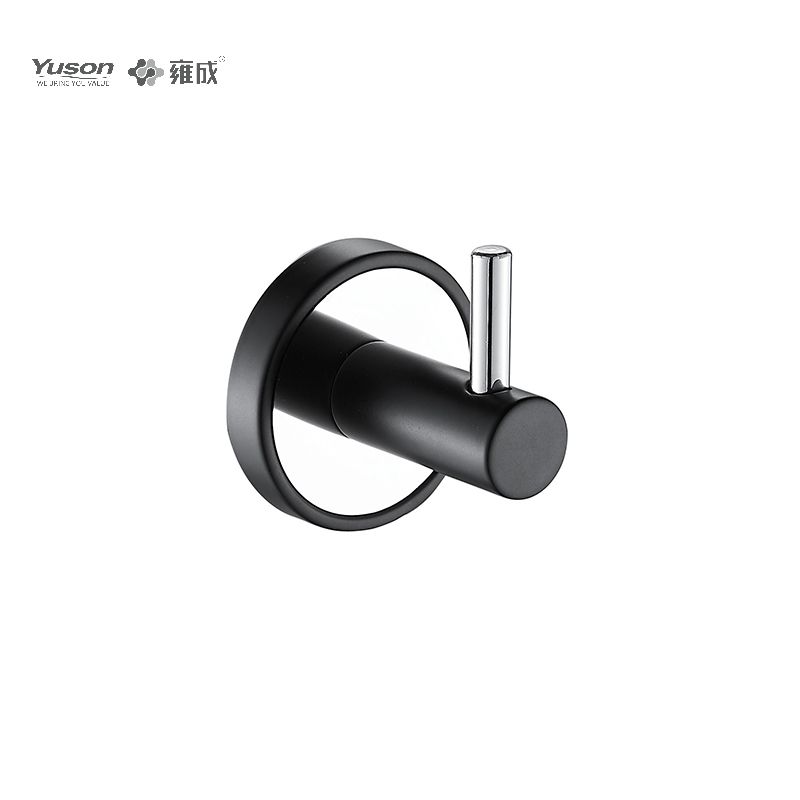 16788 Sleek Bathroom accessories, Robe hook, Zinc/Brass/SUS robe hook, wall- mounted(Series 16700)