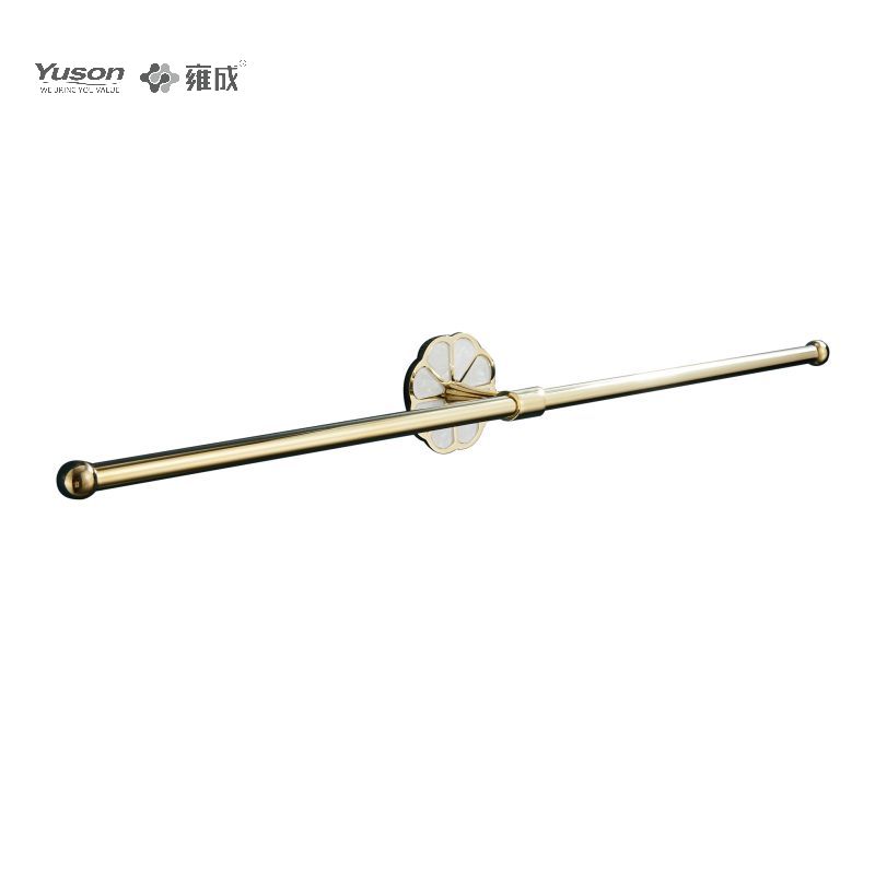 21024D Sleek Bathroom accessories, 2-Pole Towel bars, 24”, Towel holder, Zinc/Brass/SUS Towel holder, wall- mounted(Series 21000)