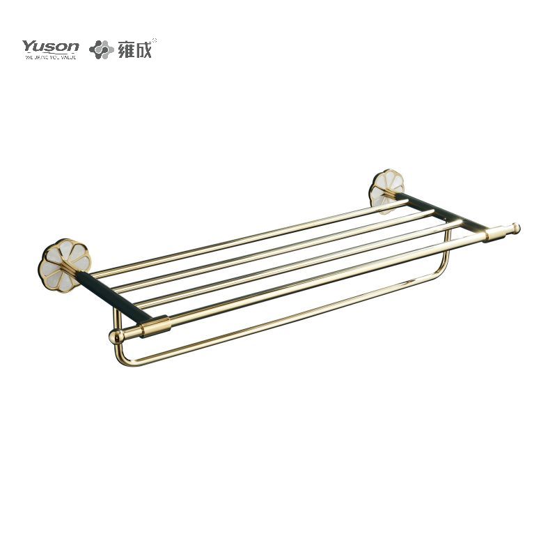 21062 Sleek Bathroom accessories, Towel shelves, Towel rack, Zinc/Brass/SUS Towel holder, wall- mounted(Series 21000)