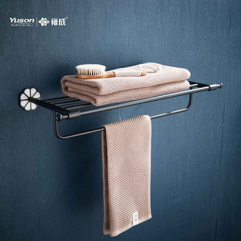 21062 Sleek Bathroom accessories, Towel shelves, Towel rack, Zinc/Brass/SUS Towel holder, wall- mounted(Series 21000)