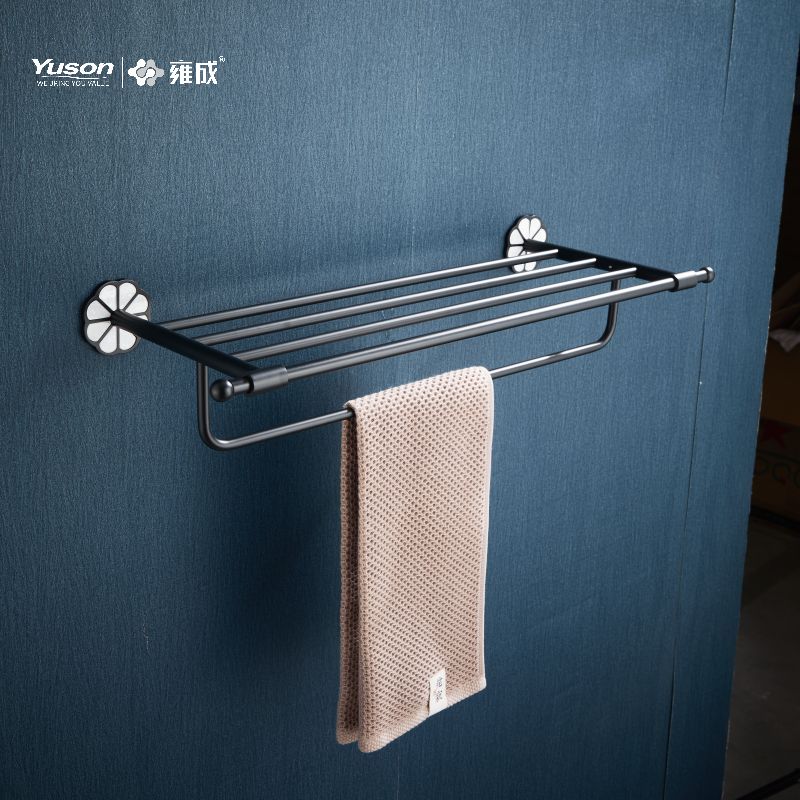 21062 Sleek Bathroom accessories, Towel shelves, Towel rack, Zinc/Brass/SUS Towel holder, wall- mounted(Series 21000)