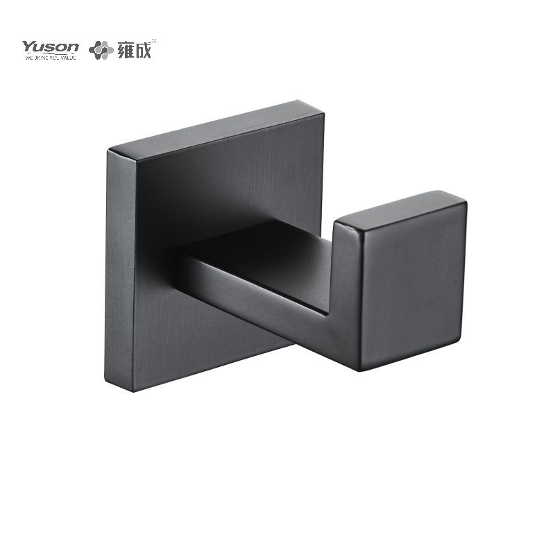 23388 Sleek Bathroom accessories, Robe hook, Zinc/Brass/SUS robe hook, wall- mounted(Series 23300)