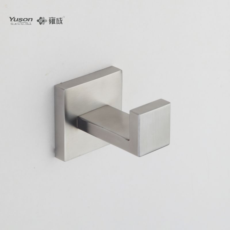 23388 Sleek Bathroom accessories, Robe hook, Zinc/Brass/SUS robe hook, wall- mounted(Series 23300)