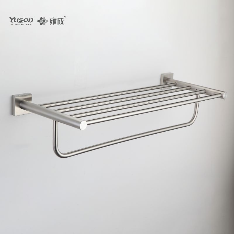 23662 Sleek Bathroom accessories, Towel shelves, Towel rack, Zinc/Brass/SUS Towel holder, wall- mounted(Series 23600)