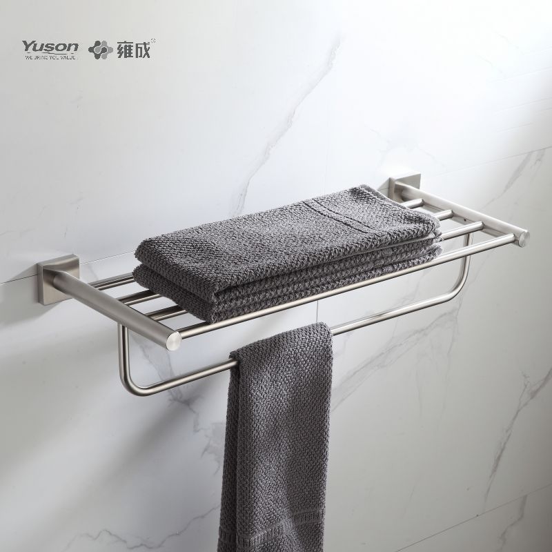 23662 Sleek Bathroom accessories, Towel shelves, Towel rack, Zinc/Brass/SUS Towel holder, wall- mounted(Series 23600)