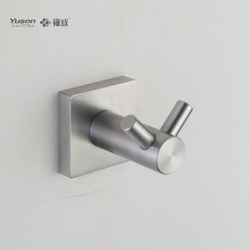 23688 Sleek Bathroom accessories, Robe hook, Zinc/Brass/SUS robe hook, wall- mounted(Series 23600)