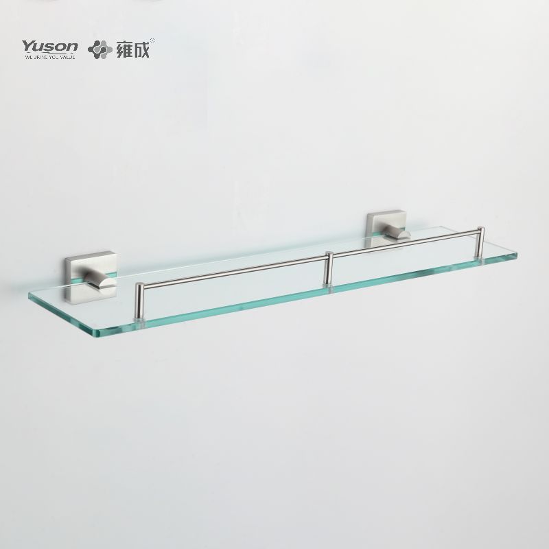 23687 Sleek Bathroom accessories, Towel shelves, Storage shelf, Glass shelf, Tempered Glass, wall- mounted(Series 23600)