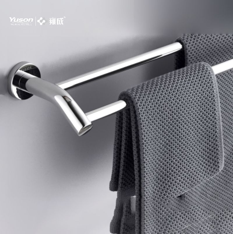 23724D2 Sleek Bathroom accessories, 2-Pole Towel bars, 24”, Towel holder, Zinc/Brass/SUS Towel holder, wall- mounted(Series 23700)