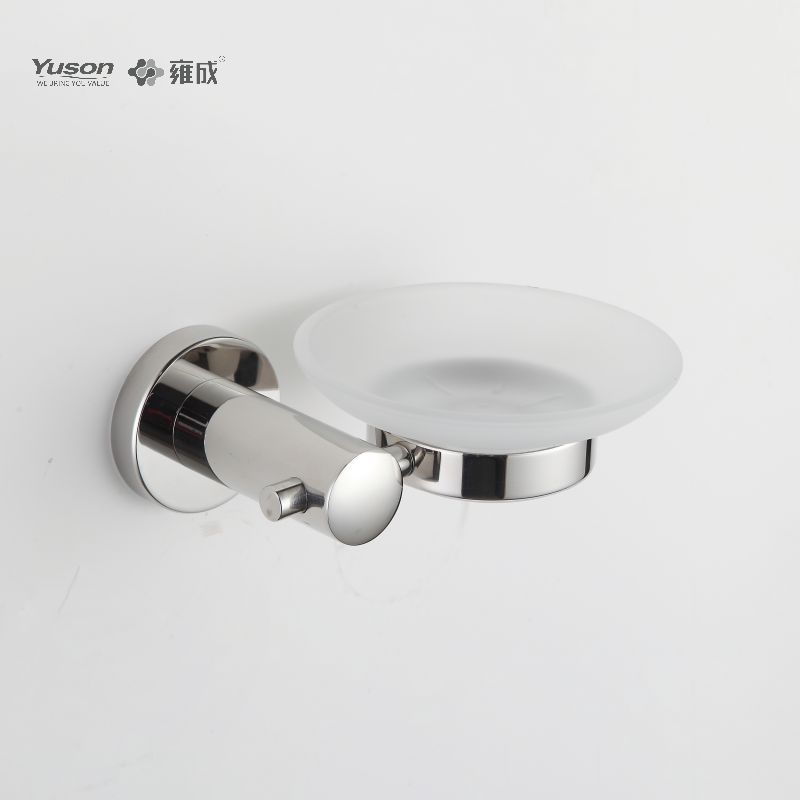 23785 Sleek Bathroom accessories, Soap dishes, with Glass dish,Zinc/Brass/SUS Soap holder, wall- mounted(Series 23700)