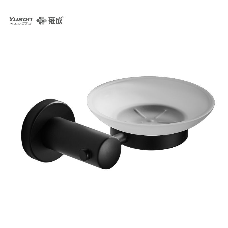 23785 Sleek Bathroom accessories, Soap dishes, with Glass dish,Zinc/Brass/SUS Soap holder, wall- mounted(Series 23700)