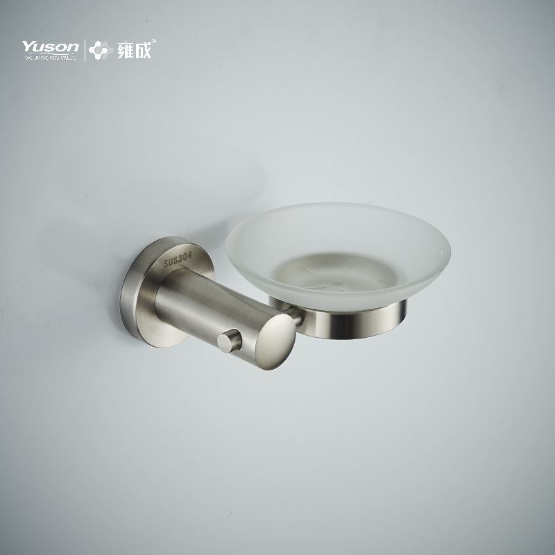 23785 Sleek Bathroom accessories, Soap dishes, with Glass dish,Zinc/Brass/SUS Soap holder, wall- mounted(Series 23700)