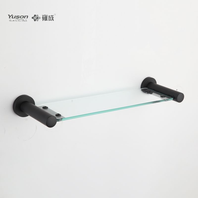 23787 Sleek Bathroom accessories, Towel shelves, Storage shelf, Glass shelf, Tempered Glass, wall- mounted(Series 23700)