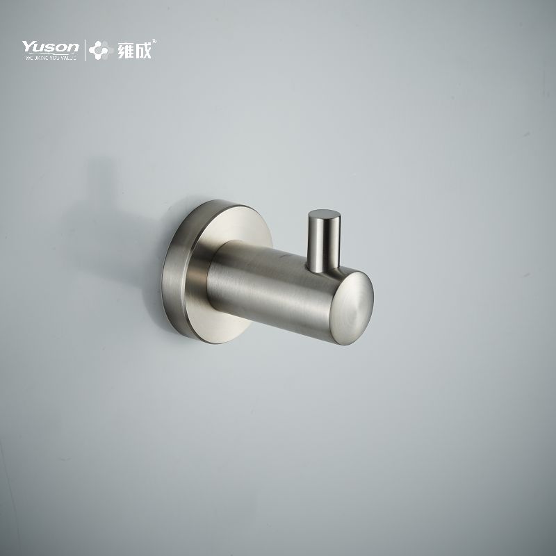 23788 Sleek Bathroom accessories, Robe hook, Zinc/Brass/SUS robe hook, wall- mounted(Series 23700)