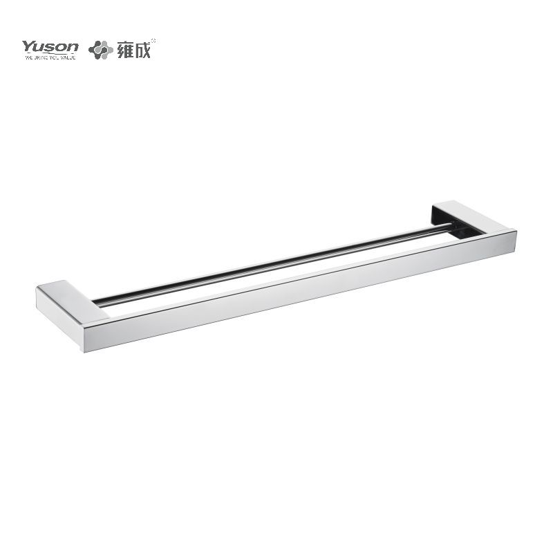 23924D Sleek Bathroom accessories, 2-Pole Towel bars, 24”, Towel holder, Zinc/Brass/SUS Towel holder, wall- mounted(Series 23900)