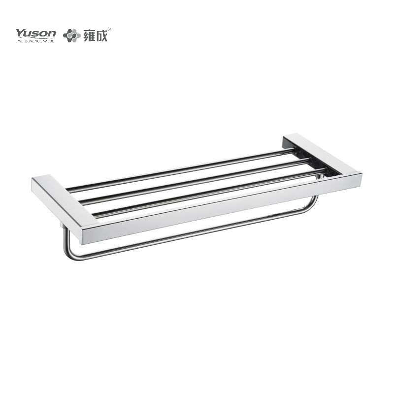 23962 Sleek Bathroom accessories, Towel shelves, Towel rack, Zinc/Brass/SUS Towel holder, wall- mounted(Series 23900)