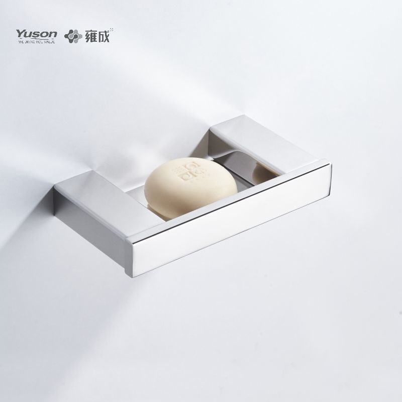 23985 Sleek Bathroom accessories, Soap dishes, with Glass dish,Zinc/Brass/SUS Soap holder, wall- mounted(Series 23900)