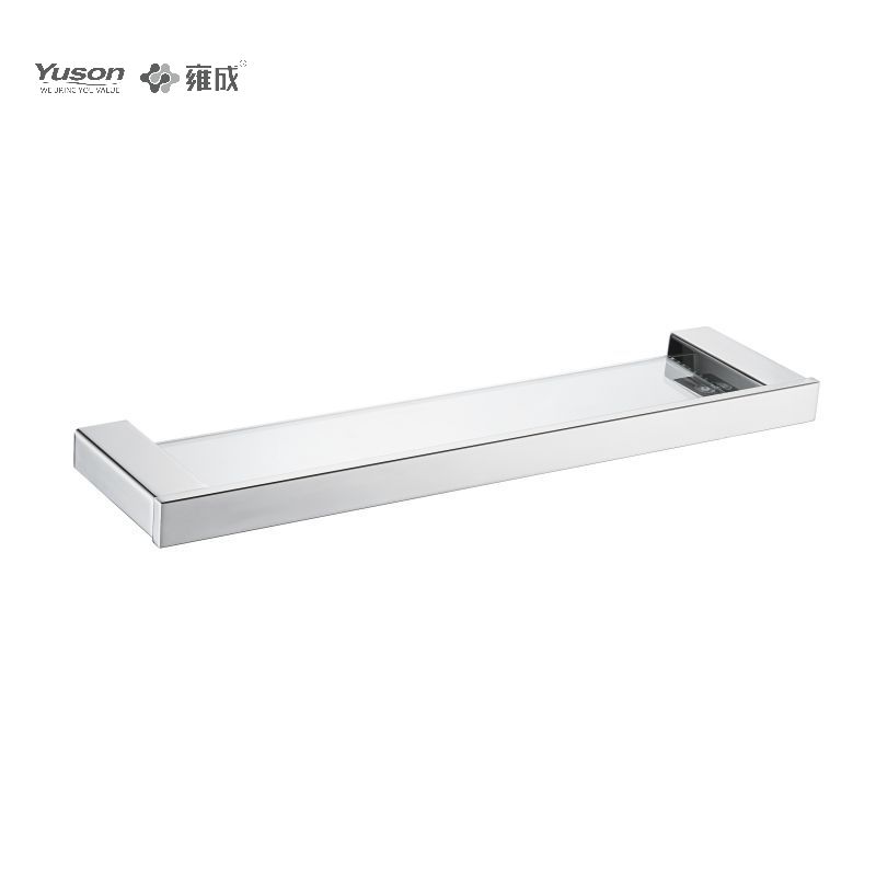 23987 Sleek Bathroom accessories, Towel shelves, Storage shelf, Glass shelf, Tempered Glass, wall- mounted(Series 23900)