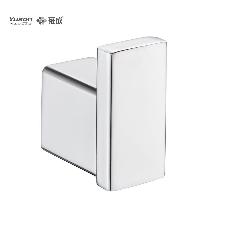 23988 Sleek Bathroom accessories, Robe hook, Zinc/Brass/SUS robe hook, wall- mounted(Series 23900)