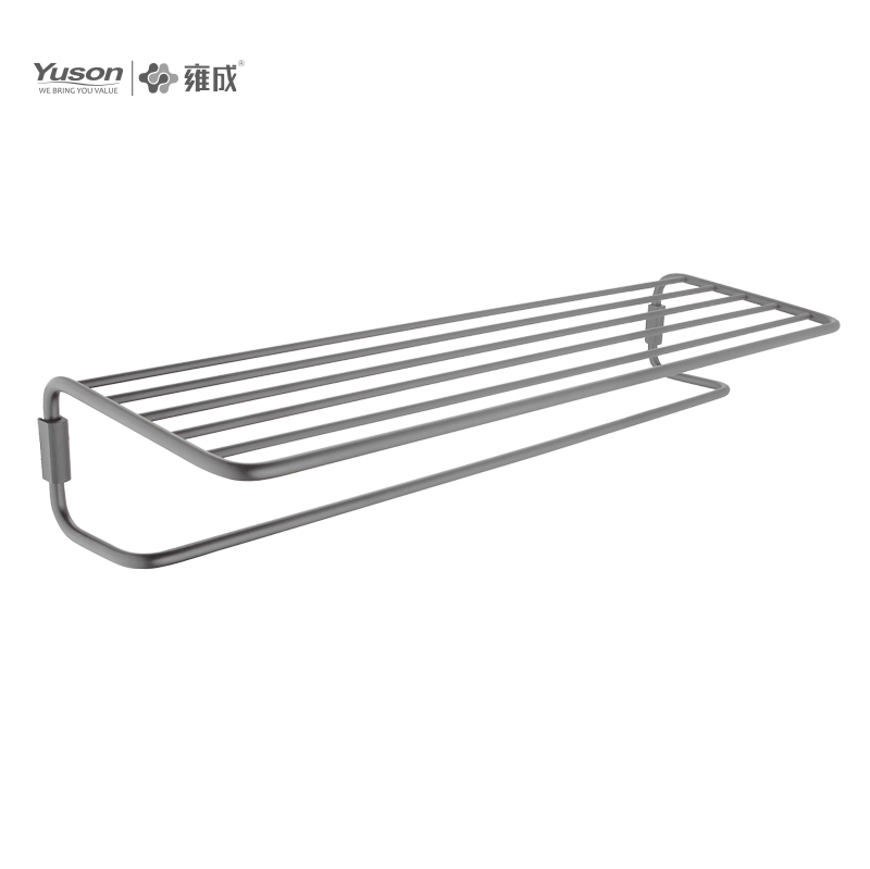 25362 Sleek Bathroom accessories, Towel shelves, Towel rack, Zinc/Brass/SUS Towel holder, wall- mounted(Series 25300)