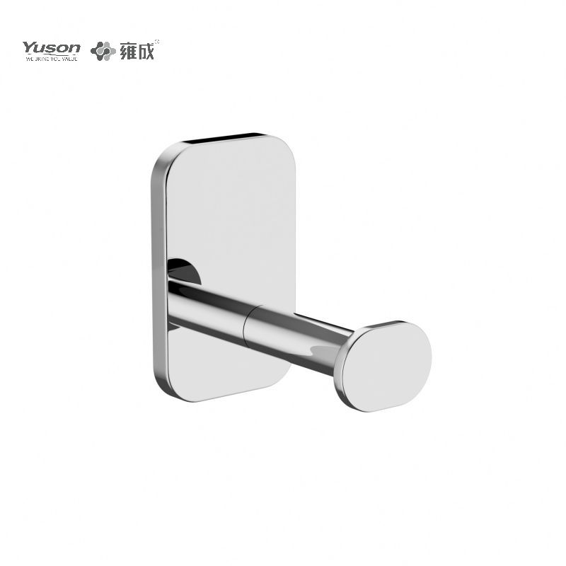 25488 Sleek Bathroom accessories, Robe hook, Zinc/Brass/SUS robe hook, wall- mounted(Series 25400)