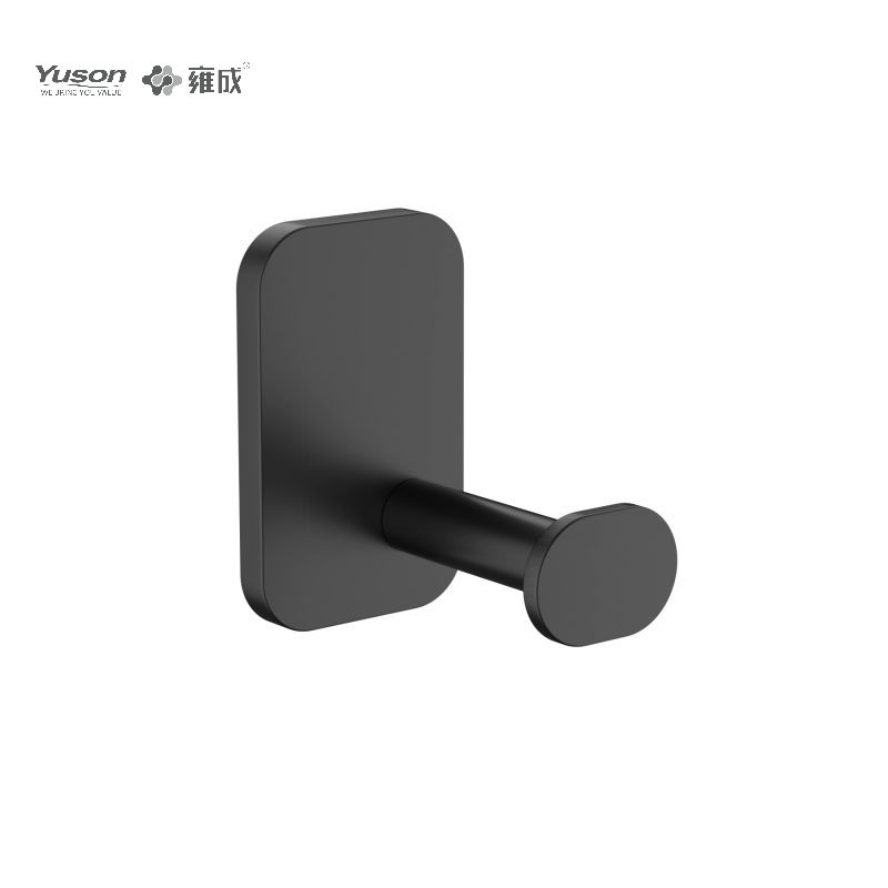 25488 Sleek Bathroom accessories, Robe hook, Zinc/Brass/SUS robe hook, wall- mounted(Series 25400)