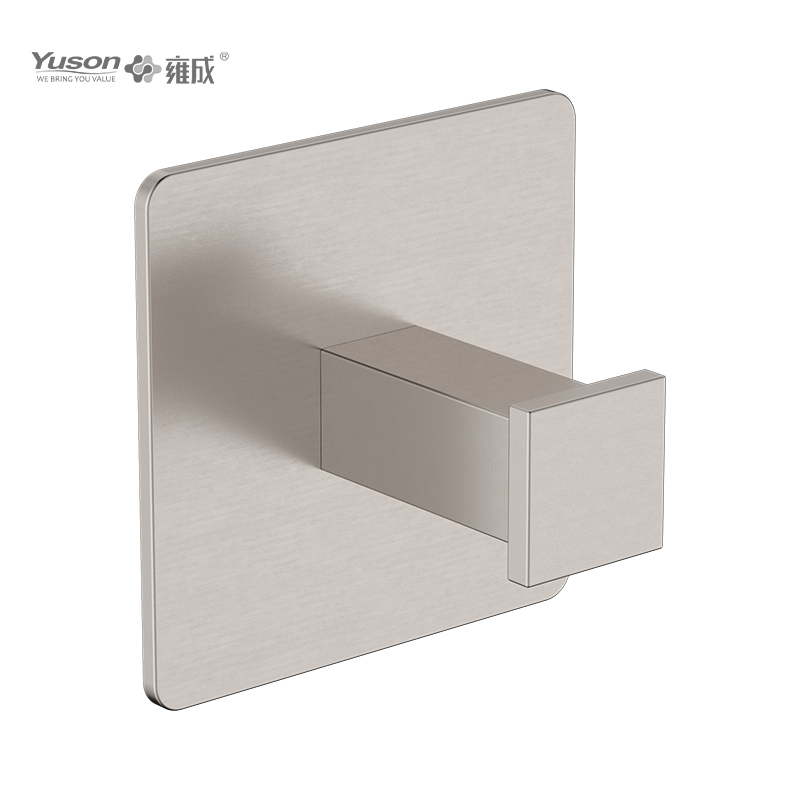 27988 Sleek Bathroom accessories, Robe hook, Zinc/Brass/SUS robe hook, wall- mounted(Series 27900)