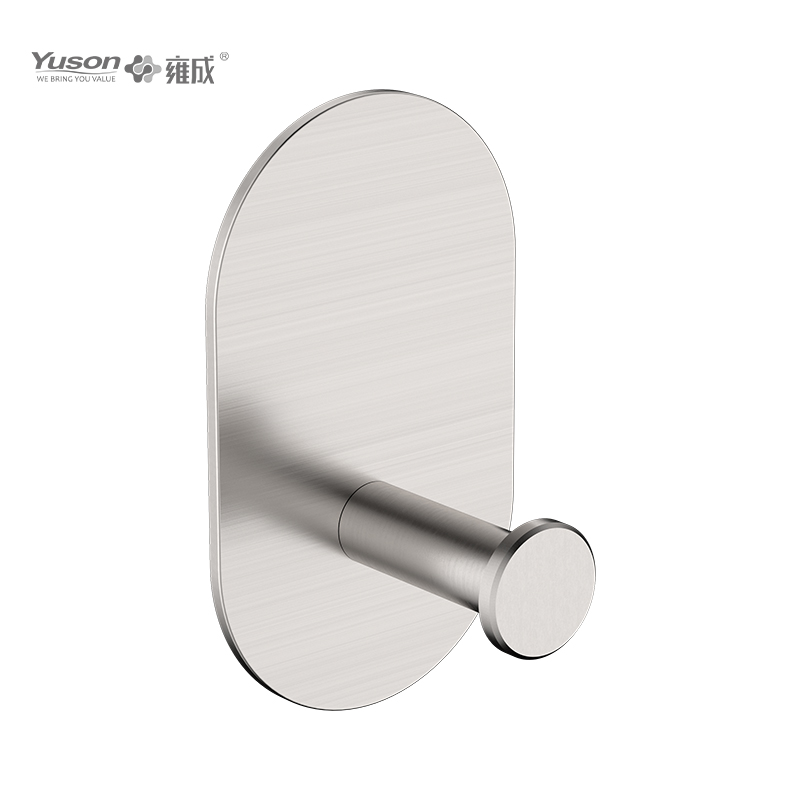 28188 Sleek Bathroom accessories, Robe hook, Zinc/Brass/SUS robe hook, wall- mounted(Series 28100)