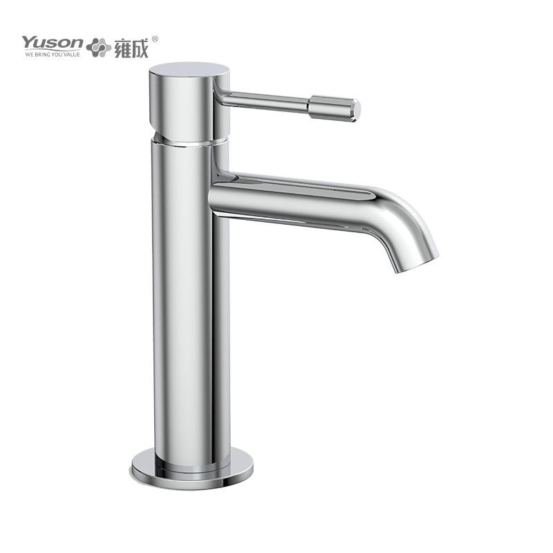 3375S-30 Stainless Steel Faucet single lever wall-mounted hot&cold water basin mixer 