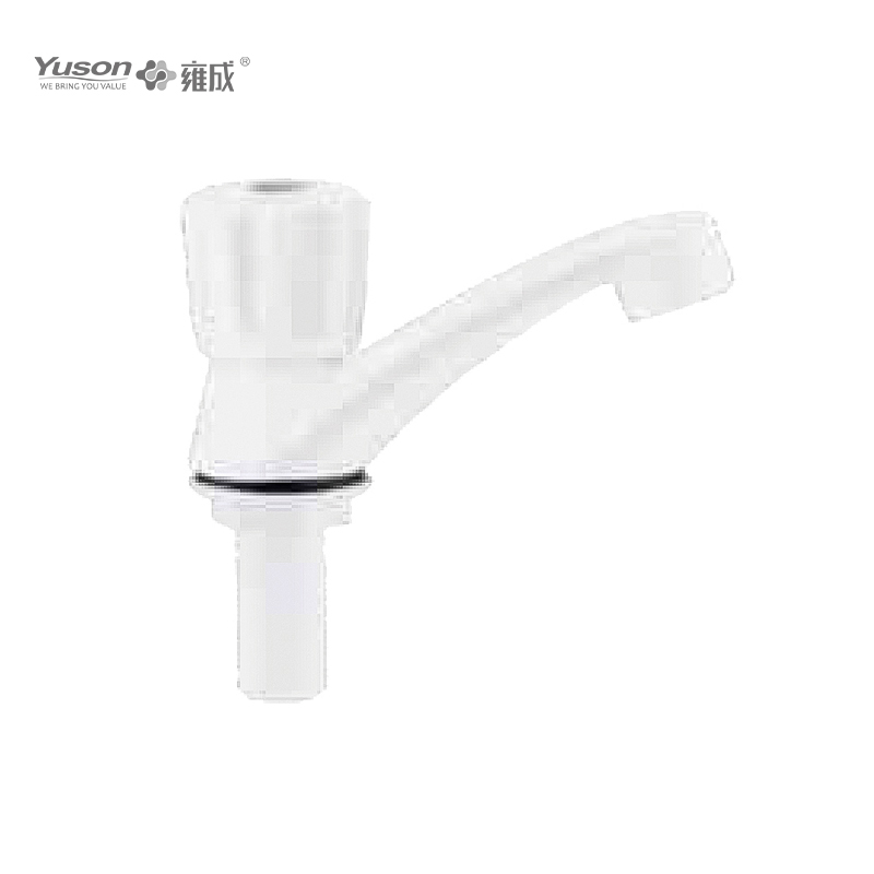 91001-2 ABS plastic deck-mounted single lever pillar cold water basin tap/faucet 1/2