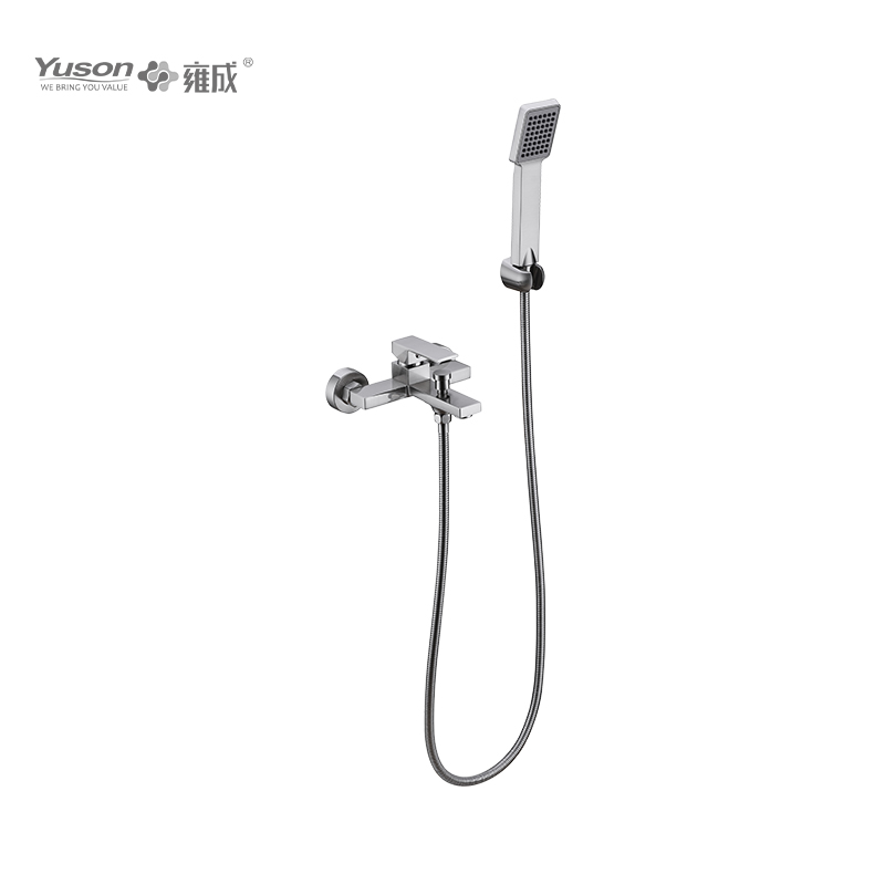 2020-10K1 Brass wall-mounted single lever hot&cold water bath&shower mixer with showerhead