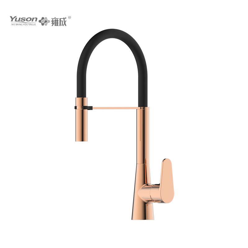 3377-51 Brass Faucet single lever deck-mounted pull down Kitchen sink mixer